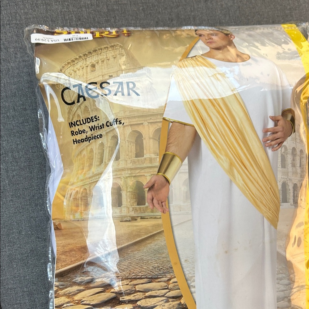 Spirit Caesar Costume with Gold Accents